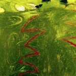 River, 1996 - Oil on paper, 53" x 105" (SOLD)