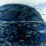 Swimming to Avalon, 1996 - Oil on paper, 52" x 65"