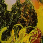 Kelp I, 1997 - Oil on paper, 23" x 15"