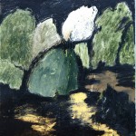 Isla Danzante, 2003, Oil on paper 24” x 22” (SOLD)