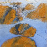 Punta Candeleros, 2003, Oil on paper 24” x 22”