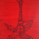 Emergency Anchor, 2006, Oil on paper 22” x 15”