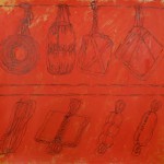 Improvised Fenders, 2006, Oil on paper 18” x 20”