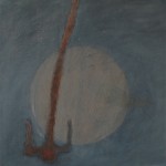 Anchor and Moon, 2013 Oil on Canvas 24” X 24”