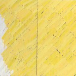 Hana Hamoa, 1981, Oil, encaustic on canvas 30” x 60”