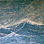 Beyond The Breakwater, 1961, Oil on canvas 15” x 24” SOLD