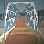 Bridge on Province Line Road, 1972, Acrylic on canvas 22” x 32” SOLD